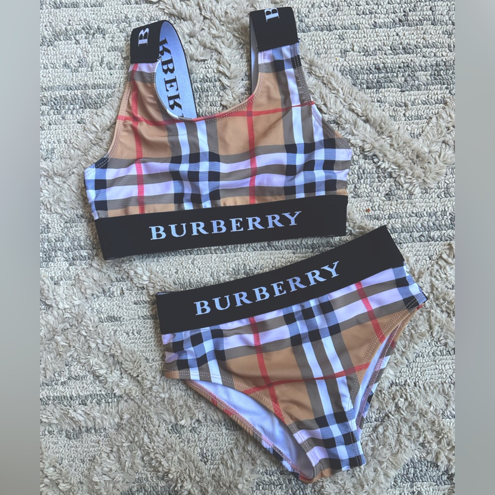 Kids Burberry two piece swim